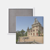 Het prachtige Chateau de Pressac en de tuin Magneet (Voorkant / Achterkant)