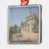 Het prachtige Chateau de Pressac en de tuin Metalen Ornament (Links)