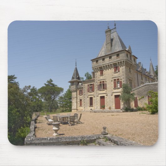 Het prachtige Chateau de Pressac en de tuin Muismat (Voorkant)