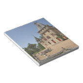 Het prachtige Chateau de Pressac en de tuin Notitieblok (Schuin)