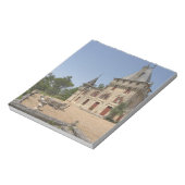 Het prachtige Chateau de Pressac en de tuin Notitieblok (Linkerzijde)