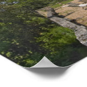 Het prachtige Chateau de Pressac en de tuin Poster (Hoek)