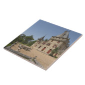 Het prachtige Chateau de Pressac en de tuin Tegeltje (Zijkant)