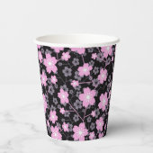 Het prachtige Cherry Blossom-ontwerp Papieren Bekers (Achterkant)