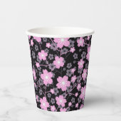 Het prachtige Cherry Blossom-ontwerp Papieren Bekers (Voorkant)