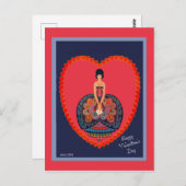 Het prachtige  exemplaar van het Ontwerp van de Va Briefkaart (Voorkant / Achterkant)