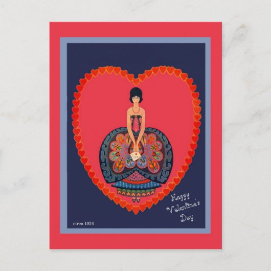 Het prachtige  exemplaar van het Ontwerp van de Va Briefkaart (Voorkant)