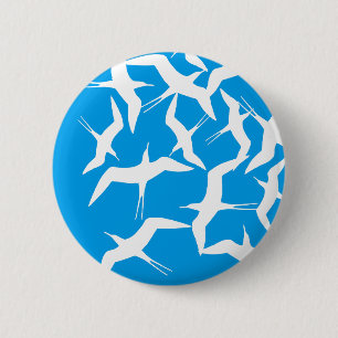 Het prachtige gevelenpatroon ronde button 5,7 cm