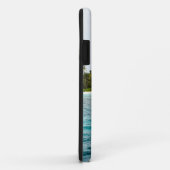 Het prachtige groene eiland in het Zee Case-Mate iPhone Case (Achterkant/rechts)