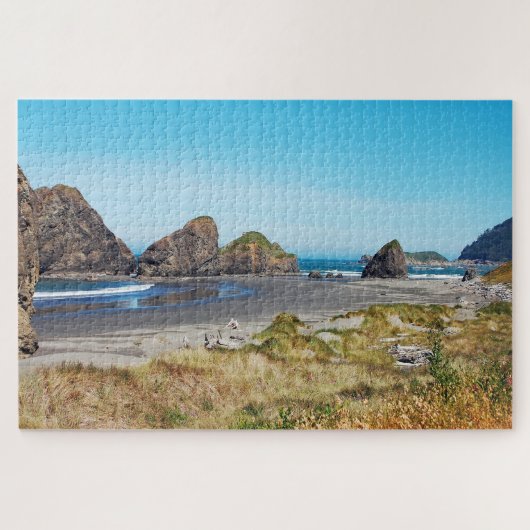 Het prachtige kustlandschap van Oregon Legpuzzel (Horizontaal)