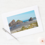 Het prachtige kustlandschap van Oregon Rechthoekige Sticker (Envelop)
