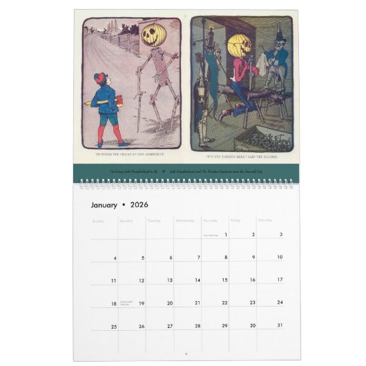 Het prachtige land Oz Kalender (Jan 2026)