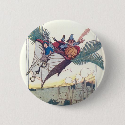 Het prachtige land van Oz-Buttonnen Ronde Button 5,7 Cm (Voorkant)
