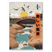 Het prachtige landschap kaart (Voorkant)