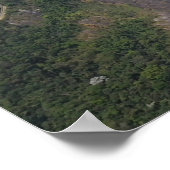 Het prachtige landschap Rio de Janeiro in Brazilië Poster (Hoek)