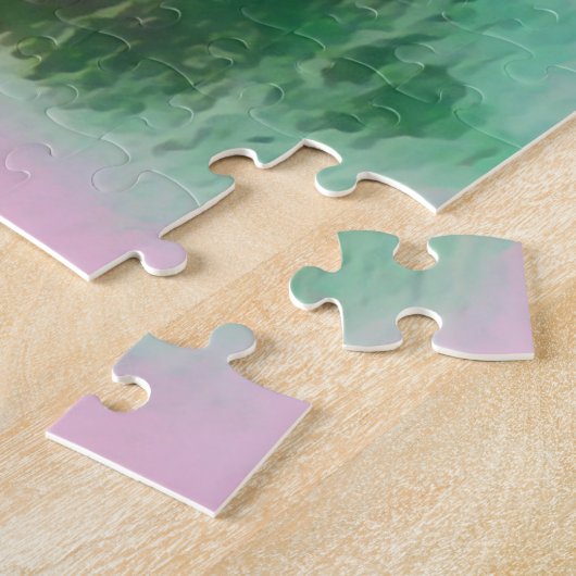 Het prachtige landschap van Japan Kyoto is een uit Legpuzzel (Zijkant)