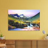 Het prachtige landschapslandschap van IJsland Canvas Afdruk (Insitu (Woonkamer))