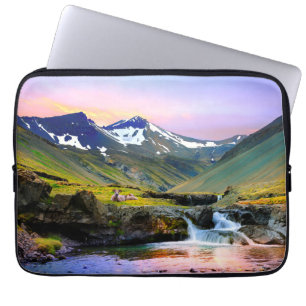 Het prachtige landschapslandschap van IJsland Laptop Sleeve