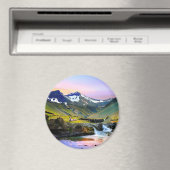 Het prachtige landschapslandschap van IJsland Magneet (Insitu (Vaatwasser))