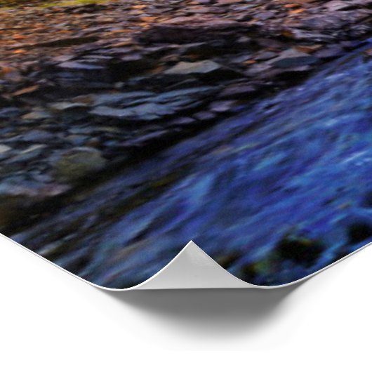 Het prachtige landschapslandschap van IJsland Poster (Hoek)