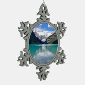 Het prachtige Louise in Banff Tin Sneeuwvlok Ornament (Links)