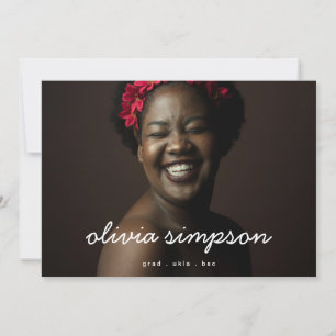 Het prachtige Manuscript Modern Afstudeerder Afstu Aankondiging