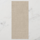 Het prachtige Menu van het Vrijgezellenfeest van d (Achterkant)