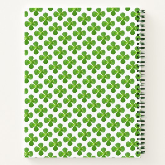 Het prachtige Notitieboek met groene geelbomen (Achterkant)