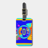 Het prachtige ontwerp van het citaat van de Tekst  Bagagelabel (Voorkant verticaal)