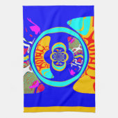 Het prachtige ontwerp van het citaat van de Tekst  Theedoek (Verticaal)