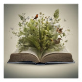 Het prachtige open boek perfect poster (Voorkant)