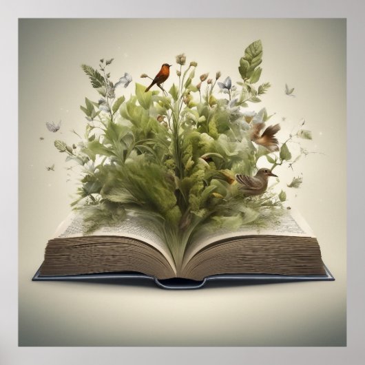 Het prachtige open boek poster (Voorkant)