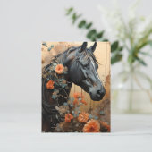 Het prachtige paard briefkaart (Staand voorkant)