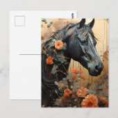 Het prachtige paard briefkaart (Voorkant / Achterkant)