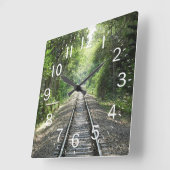 Het prachtige spoor van de Trein door de Bosscène Vierkante Klok (Hoek)