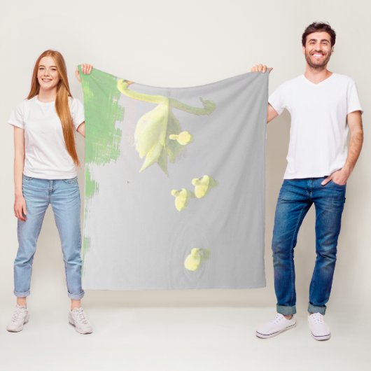 Het prachtige Swan Lake Fleece Deken (In situ)