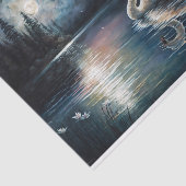 Het prachtige Swan Lake Tissuepapier (Detail)