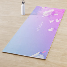Het prachtige Swan Lake Yogamat
