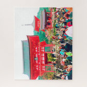 Het prachtige tempellandschap van Japan Kyoto is e Legpuzzel (Verticaal)