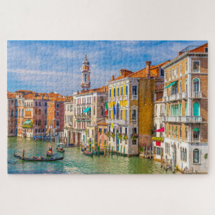 Het prachtige uitzicht van Canal Grande, Venetië, Legpuzzel