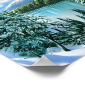 Het prachtige winterhemelbergmeer poster (Hoek)