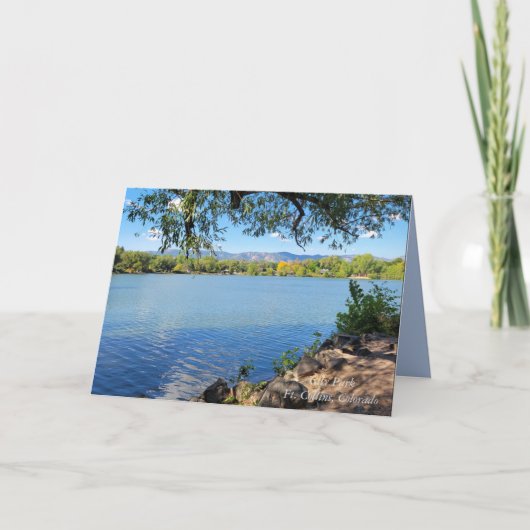 Het prachtige zomerdagpark Fort Collins CO Kaart (Voorkant)