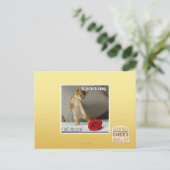 Het praktizeren van Iz mah tango Briefkaart (Staand voorkant)