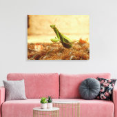 Het Praying Mantis Canvas drukt af Afdruk (Insitu (Woonkamer))