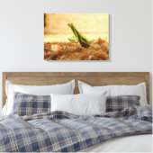 Het Praying Mantis Canvas drukt af Afdruk (Insitu (Slaapkamer))