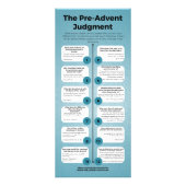 Het pre-advent oordeel reclamekaart (Voorkant)