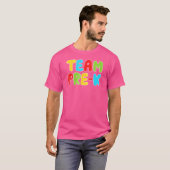 Het pre-kinder lerarenteam terug naar het schoolpl t-shirt (Voorkant volledig)
