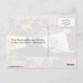 het prediken met de stichter van de heiligen door briefkaart (Achterkant)