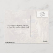 het prediken van paasantmeisje in de Bossen door C Briefkaart (Achterkant)