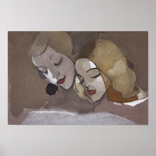 Het prentenboek, Helene Schjerfbeck moderne kunst Poster (Voorkant)